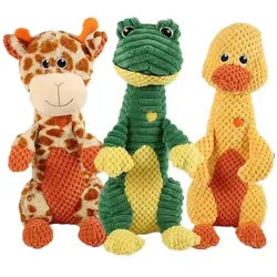 Plüsch-Beißring mit Quietscher xxl 34cm (Frosch, Ente, Giraffe)