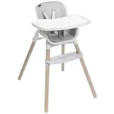 Chicco Zest, Kinderhochstuhl für Babys ab 6 Monaten bis 27kg, Leichter Hochstuhl mit verstellbarer Höhe und abnehmbarem Tablett, Kompakt verstaubar, Modernes Design