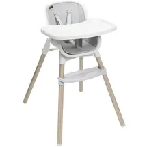 Chicco Zest, Kinderhochstuhl für Babys ab 6 Monaten bis 27kg, Leichter Hochstuhl mit verstellbarer Höhe und abnehmbarem Tablett, Kompakt verstaubar, Modernes Design