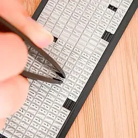 Avery Zweckform Textilstempel selbstfärbend wasserfest Schwarz 1 St.
