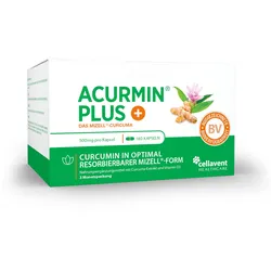 Acurmin Plus – 185x bessere Curcumin Aufnahme