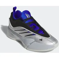 Adidas PERFORMANCE "DAME 9", Gr. 39, silber metallic, core schwarz, lucid blau, Textil, Synthetik, sportlich, Schuhe