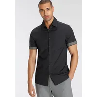 Bruno Banani Kurzarmhemd Schwarz 41/42