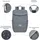 RESTO Kitchenware Kühltasche RESTO KITCHENWARE "Felis Kühlrucksack isoliert, Picknicktasche Lunchtasche Thermorucksack", grau, B:22cm H:41cm T:29cm, Kühlboxen, Hellgrau, leicht und wasserdicht