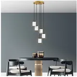 Opviq Kronleuchter METAL BODY, 53 x 53 x 113 cm N3468 goldfarben