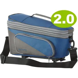 Racktime Talis Plus 2.0 Gepäckträgertaschen, Blau/Grau, One Size