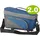 Racktime Talis Plus 2.0 Gepäckträgertaschen, Blau/Grau, One Size