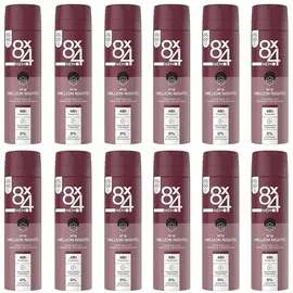 8X4 Men Deo N° 18 Million Nights 6 x 150 ml