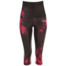 Winshape Leggings "High Waist HWL202", Damen, Gr. XXL, Normalgrößen, rot (rubin), 80% Polyester, 20% Elasthan, Hosen Leggings, mit Anti-Rutsch-Effekt
