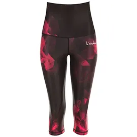 Winshape Leggings "High Waist HWL202", Damen, Gr. XXL, Normalgrößen, rot (rubin), 80% Polyester, 20% Elasthan, Hosen Leggings, mit Anti-Rutsch-Effekt