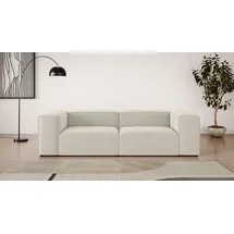 otto home Big-Sofa OTTO HOME "HAILY Modularsofa, Maße B/T/H: 260/100/72 cm", beige (hellbeige), B:260cm H:72cm T:100cm, 100% Polyester, Sofas, Big-Sofa, als Modul oder separat verwendbar, für individuelle Zusammenstellung