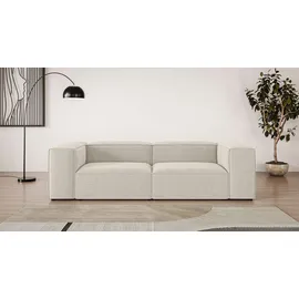 otto home Big-Sofa OTTO HOME "HAILY Modularsofa, Maße B/T/H: 260/100/72 cm", beige (hellbeige), B:260cm H:72cm T:100cm, 100% Polyester, Sofas, Big-Sofa, als Modul oder separat verwendbar, für individuelle Zusammenstellung