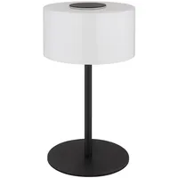 GLOBO Tischleuchte Beistelllampe Nachttischleuchte LED Glas Alabasteroptik weiß CCT