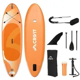 CRIVIT SUP Stand Up Paddle Board Komplettset aufblasbar 305 cm mit Rucksack