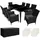 Tectake Monaco Set 9-tlg. schwarz