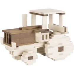 Bausteine II, goki nature 200 Holzbausteine - Naturholz für Kinder Bauen Steine