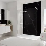 Schulte Duschrückwand Schwarz