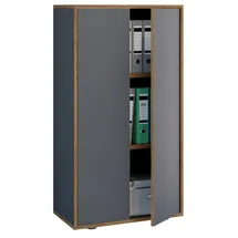 VCM Salia Aktenschrank 110 x 60 x 33 cm schwarz
