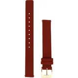 Skagen Uhrenarmbänder für Damen 12mm, Braun Leder, original ersatzband für SKW2147