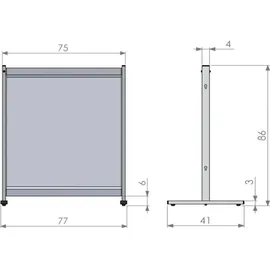 NOBO 1915547 Grau, Transparent,
