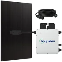 sunniva Balkonkraftwerk Full Black Bifazial 500 W inkl. 500 W N-Typ Glas-Glas Bifacial Module