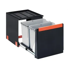 Franke Sorter Cube 40 14 l + 2 x 7 l Schwarz