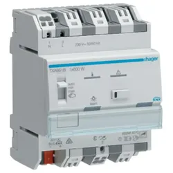 Hager Dimmer TXA661B KNX easy 1 Kanal 600W universal