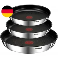 Tefal Ingenio Emotion Induktions-Kochgeschirr, 4-Teilig, Edelstahl, Stapelbar, A