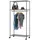 Sconto Rollgarderobe ¦ silber ¦ Metall ¦ Maße (cm): B: 91 H: 181 T: 45.0