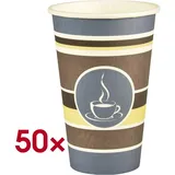 Papstar Kaffeebecher 0,3 l Weiß 50 St.