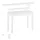 Erst-Holz Waschweißer Tisch mit Ablage, Schminktisch, 100x45 Kiefer massiv weiß 90.70-55AW-82-90-10
