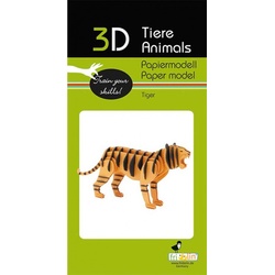 Fridolin 3D Papiermodell - Tiger