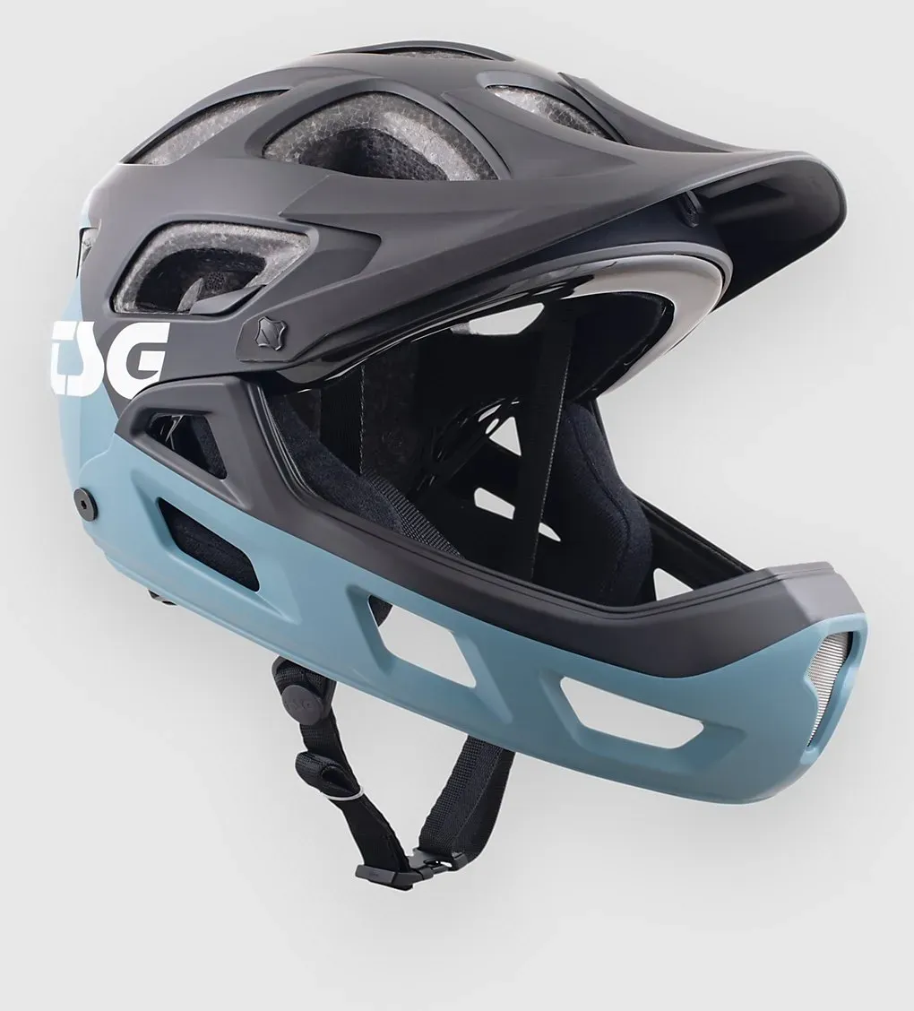 TSG Seek Fr Graphic Design Helm flow black / blue Gr. SM