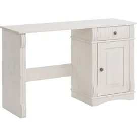 Home Affaire Schreibtisch Teresa Kiefer massiv / Weiß