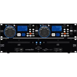 IMG Stage Line IMG STAGELINE CD-230USB DJ Doppel CD MP3 Player