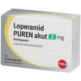 PUREN Pharma GmbH & Co. KG Loperamid Puren akut 2 mg Hartkapseln