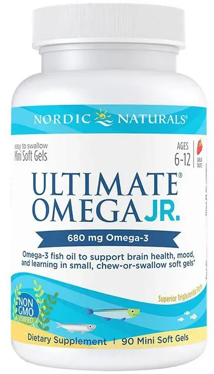 Nordic Naturals Ultimate Omega Junior (90 Weichkapseln, Erdbeere)