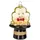 Brubaker Topf mit Gold und Kleeblatt Schwarz Gold - Handbemalte Weihnachtskugel aus Glas - Mundgeblasener Christbaumschmuck Figuren Lustig Deko Anhänger Baumkugel - 12,5 cm
