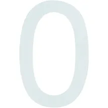 Alpertec Hausnummer 0 Selbstklebend Nachtleuchtend