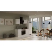 Flex-Well Classic Küchenzeile Wito 220 cm Weiß