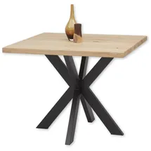 Stolkom Esstisch Micky 100 cm in Eiche Massiv geölt, Tisch quadratisch