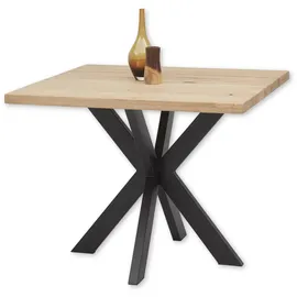 Stolkom Esstisch Micky 100 cm in Eiche Massiv geölt, Tisch quadratisch