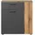 trendteam Esteban 80 x 86 x 38 cm Anthrazit/Evoke Eiche