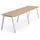 Rocada Mehrfacharbeitstisch Blanca 320 x 80 x 73 cm