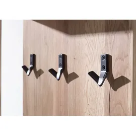 Massivmoebel24 Wandgarderobe Villanders 140 x 20 x 50 cm Eiche