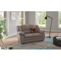 2-Sitzer COTTA "Casino", grau (mouse), B:159cm H:88cm T:92cm, 100% Echtleder, Sofas, Polstergarnitur, auch als Set erhältlich