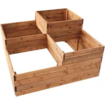 NATIV Pflanzkasten 90 x 90 x 90 cm Braun