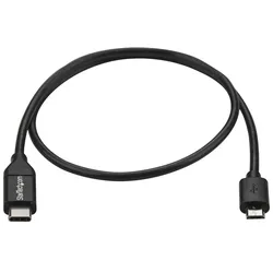 StarTech.com 0.5m USB-C Micro-B Kabel - USB 2.0 - USB-C zu Micro USB Ladekabel -