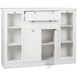 Finori Highboard 160 x 120 x 40 cm Weiß