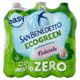 Sanbenedetto Acqua Easy Minerale Naturale - 6 Bottglie da 1 Litro